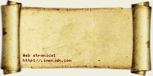 Aca Radovanović vizit kartica